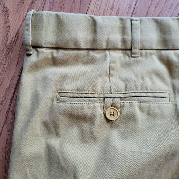 Peter Christian Mustard Flat Front Chinos MT22 - Picture 13 of 16
